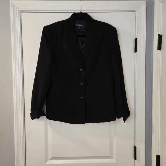 Evan Picone Jackets & Blazers - Evan Picone Suit 3 Button Black Blazer Size 18